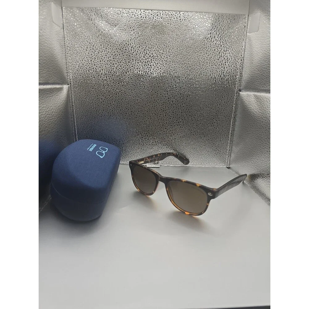 Marc Hunter Women's Sunglasses Shiny Black BrownTortoise Gradient 7903 Free Case